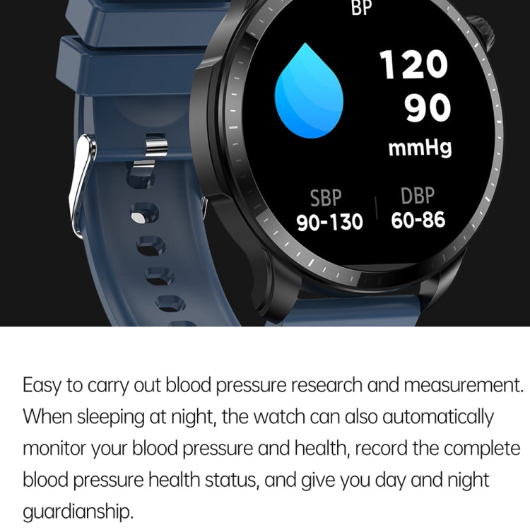 T52 1.39 inch IP67 Waterproof Silicone Band Smart Watch Supports Bluetooth Call / Blood Oxygen / Body Temperature Monitoring(Blue) -  by PMC Jewellery | Online Shopping South Africa | PMC Jewellery