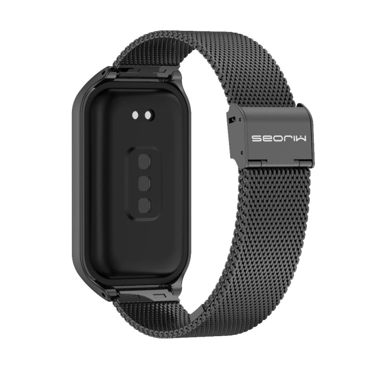 For Redmi Band 2 Mijobs Metal Shell + Milan Buckle Metal Watch Band(Black) -  by MIJOBS | Online Shopping South Africa | PMC Jewellery