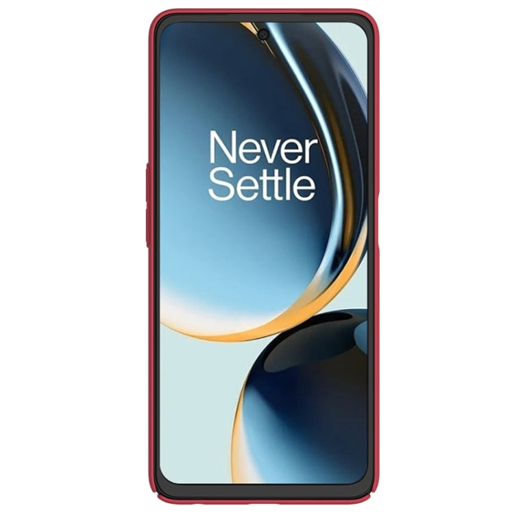 For OnePlus Nord CE 3 Lite NILLKIN Frosted PC Phone Case(Red) - OnePlus Cases by NILLKIN | Online Shopping South Africa | PMC Jewellery