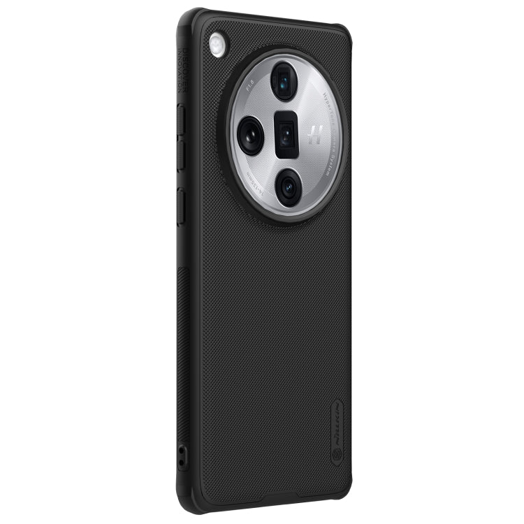 For OPPO Find X7 Ultra NILLKIN Frosted Shield Pro PC + TPU Phone Case(Black) - Find X7 Ultra Cases by NILLKIN | Online Shopping South Africa | PMC Jewellery