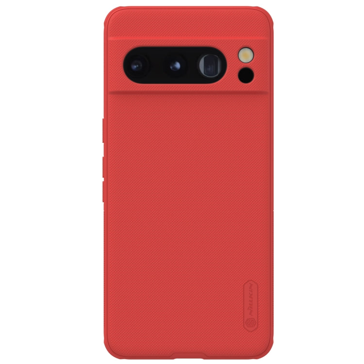 For Google Pixel 8 Pro NILLKIN Frosted Shield Pro PC + TPU Phone Case(Red) - Google Cases by NILLKIN | Online Shopping South Africa | PMC Jewellery