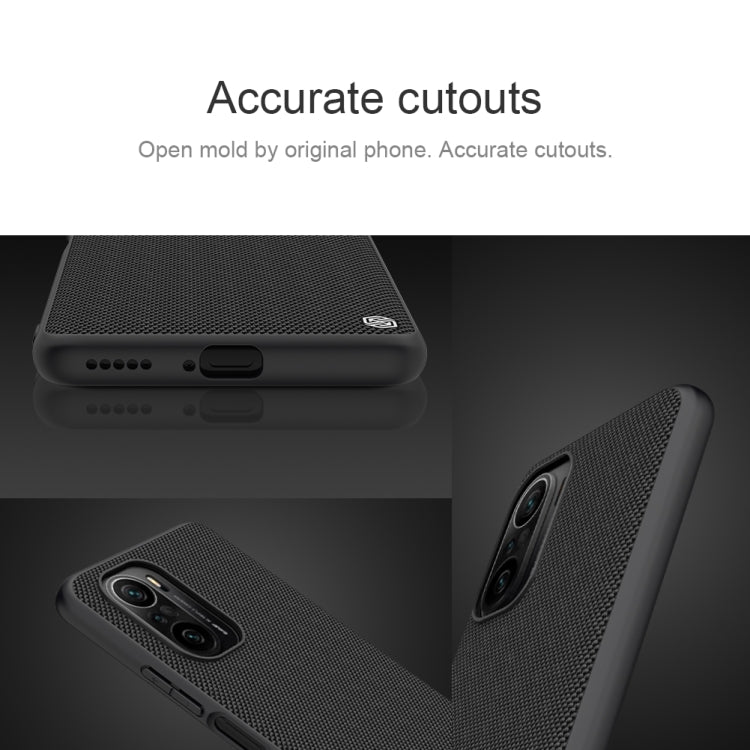 For Xiaomi Redmi K40 / K40 Pro / K40 Pro+ NILLKIN Shockproof TPU + PC Textured Phone Case(Black) - Xiaomi Cases by NILLKIN | Online Shopping South Africa | PMC Jewellery