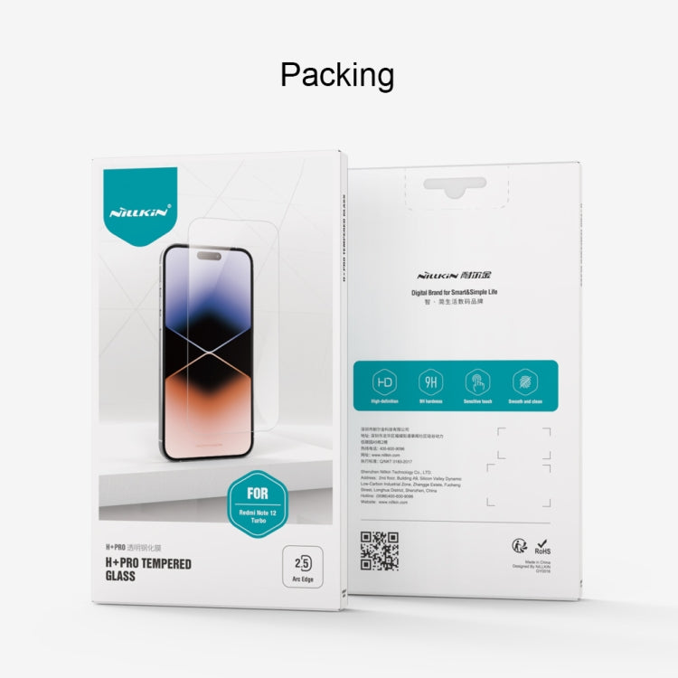 For Xiaomi Redmi Note 12 Turbo NILLKIN H+Pro 0.2mm 9H Explosion-proof Tempered Glass Film -  by NILLKIN | Online Shopping South Africa | PMC Jewellery