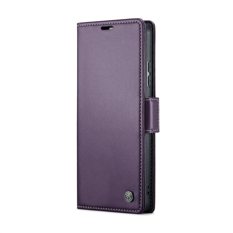 For Xiaomi Mi 11 Lite CaseMe 023 Butterfly Buckle Litchi Texture RFID Anti-theft Leather Phone Case(Pearly Purple) - Xiaomi Cases by CaseMe | Online Shopping South Africa | PMC Jewellery