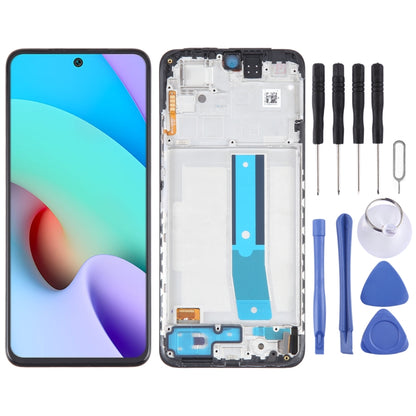 OLED Material LCD Screen For Xiaomi Redmi Note 11 4G Digitizer Full Assembly with Frame - LCD Screen by PMC Jewellery | Online Shopping South Africa | PMC Jewellery