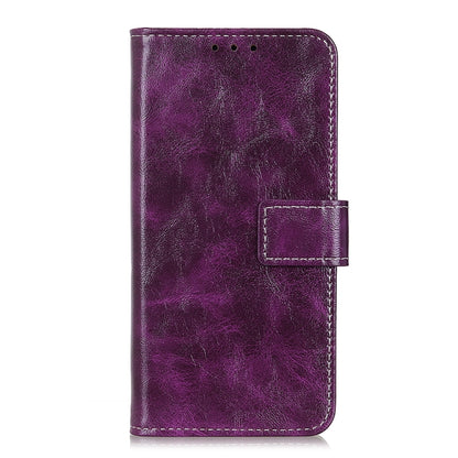 For Xiaomi Poco F5 Pro/Redmi K60/K60 Pro Retro Crazy Horse Texture Horizontal Flip Leather Phone Case(Purple) - Xiaomi Cases by PMC Jewellery | Online Shopping South Africa | PMC Jewellery