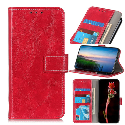 For Xiaomi Redmi Note 12S 4G Retro Crazy Horse Texture Horizontal Flip Leather Phone Case(Red) - Xiaomi Cases by PMC Jewellery | Online Shopping South Africa | PMC Jewellery