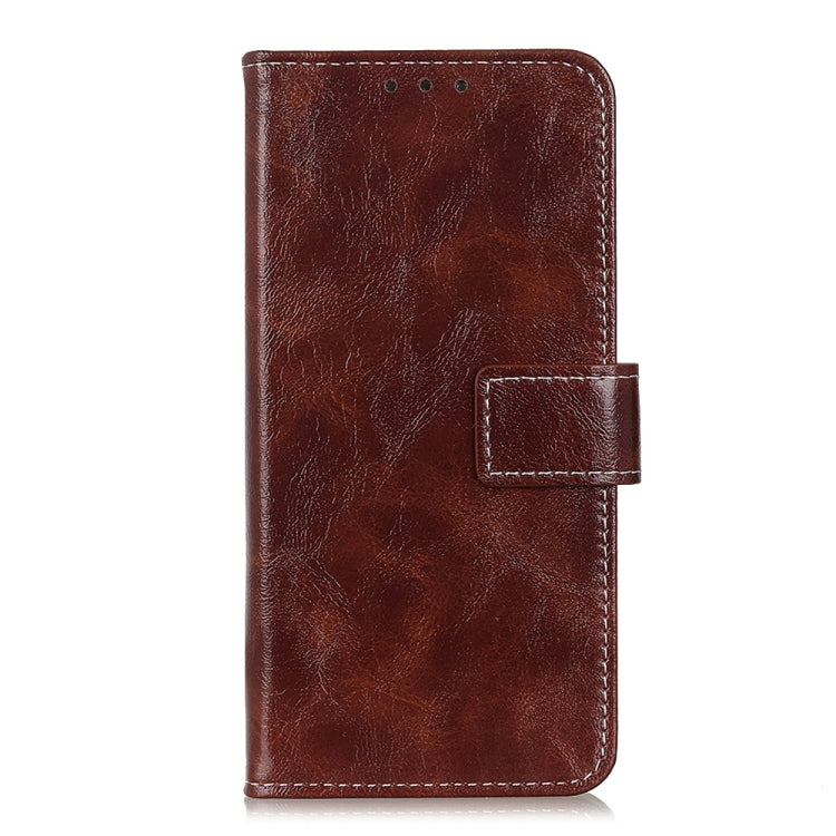 For Xiaomi Redmi 12 4G Retro Crazy Horse Texture Horizontal Flip Leather Phone Case(Brown) - Xiaomi Cases by PMC Jewellery | Online Shopping South Africa | PMC Jewellery