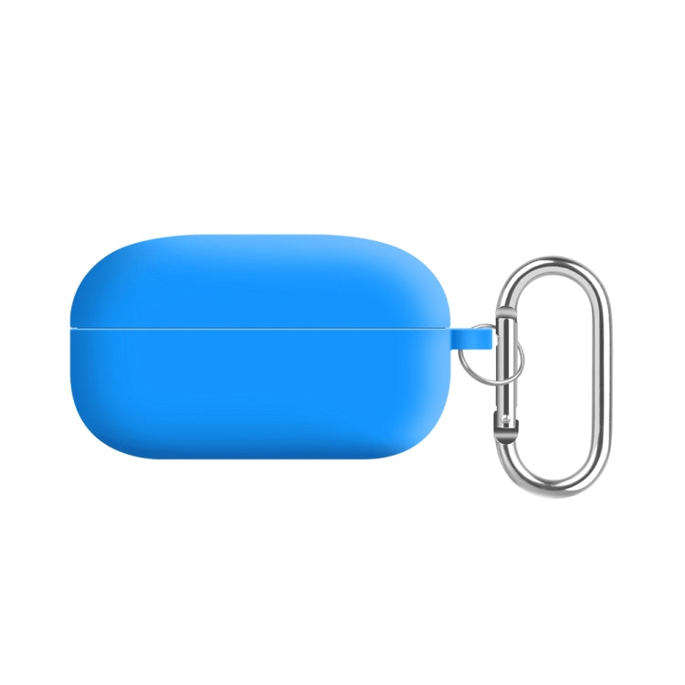 For Samsung Galaxy Buds Live / Buds2 Pro PC Lining Silicone Bluetooth Earphone Protective Case(Wave Blue) - Samsung Earphone Case by PMC Jewellery | Online Shopping South Africa | PMC Jewellery