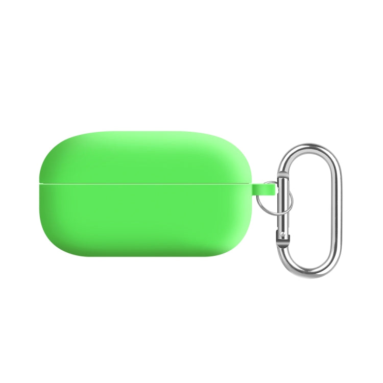 For Samsung Galaxy Buds Live / Buds2 Pro PC Lining Silicone Bluetooth Earphone Protective Case(Fluorescent Green) - Samsung Earphone Case by PMC Jewellery | Online Shopping South Africa | PMC Jewellery