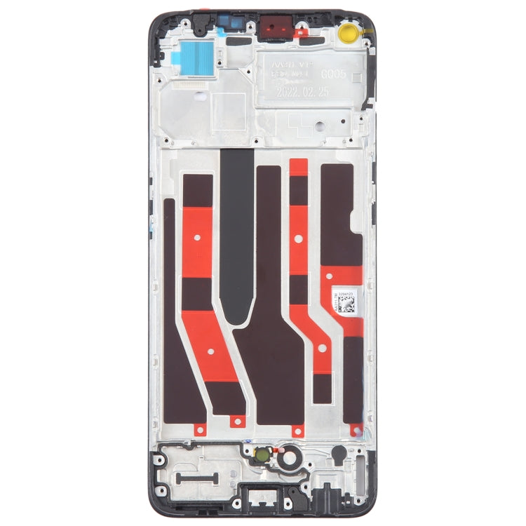 For OPPO Reno7 4G Original Front Housing LCD Frame Bezel Plate - Frame Bezel Plate by PMC Jewellery | Online Shopping South Africa | PMC Jewellery