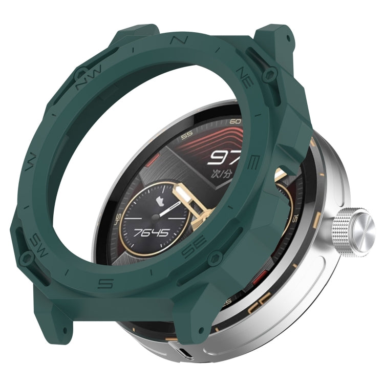 For Huawei Watch GT Cyber Armor Hollow Watch Protective Case(Dark Green) - Watch Cases by PMC Jewellery | Online Shopping South Africa | PMC Jewellery