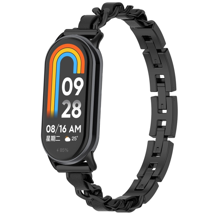 For Xiaomi Mi Band 8 Bracelet Replacement Watch Band(Black) - Watch Bands by PMC Jewellery | Online Shopping South Africa | PMC Jewellery