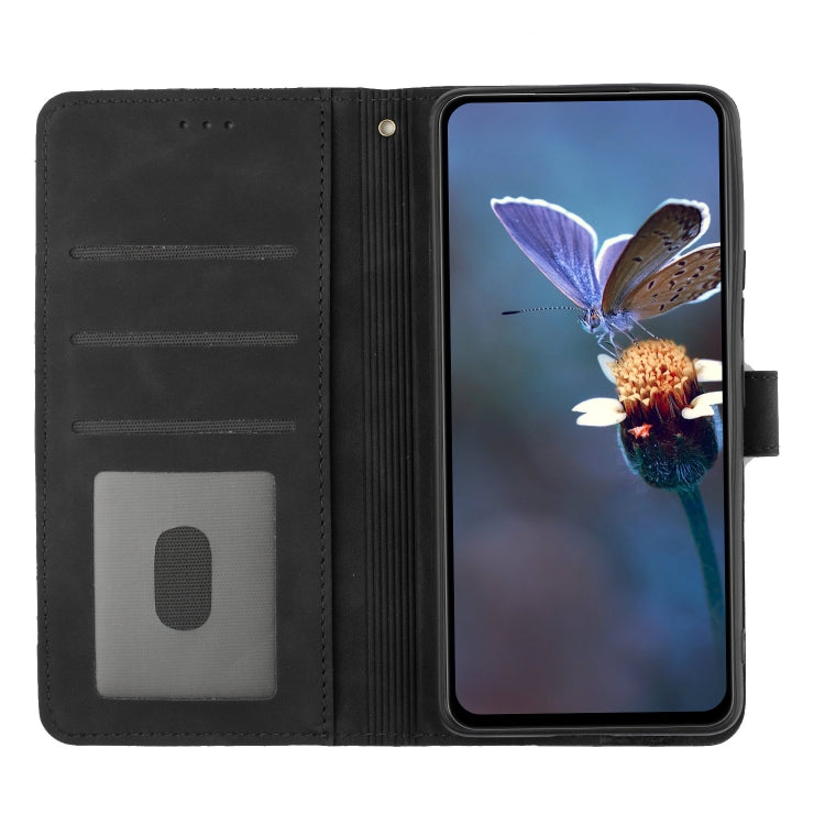 For Xiaomi Redmi 9A Flower Embossing Pattern Leather Phone Case(Black) - Xiaomi Cases by PMC Jewellery | Online Shopping South Africa | PMC Jewellery