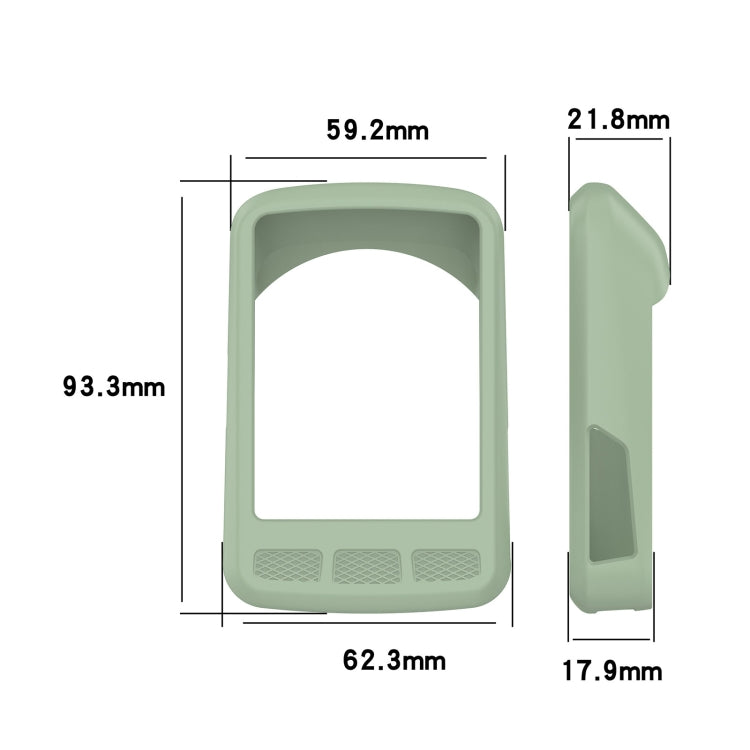 For Wahoo Elemnt Roam WFCC4 Stopwatch Silicone Protective Case(White) - Watch Case by PMC Jewellery | Online Shopping South Africa | PMC Jewellery