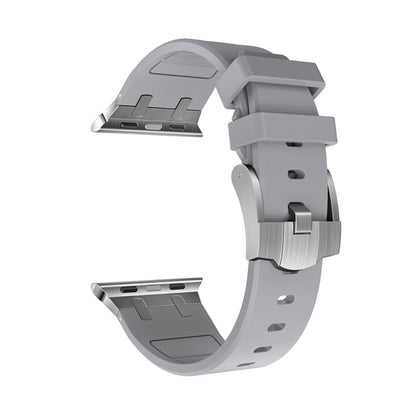 AP Silicone Watch Band For Apple Watch 4 44mm(Silver Grey) - Watch Bands by PMC Jewellery | Online Shopping South Africa | PMC Jewellery