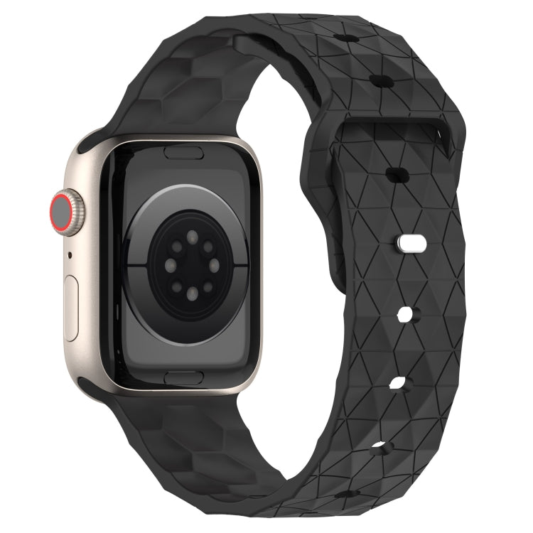 Football Texture Silicone Watch Band For Apple Watch 3 42mm(Dark Grey) - Watch Bands by PMC Jewellery | Online Shopping South Africa | PMC Jewellery