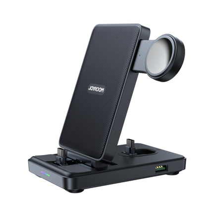 JOYROOM JR-WQS01 4 in 1 Wireless Charging Stand For Type-C Cellphone&Earphone / Samsung Watch Series(Black) - Wireless Charger by JOYROOM | Online Shopping South Africa | PMC Jewellery