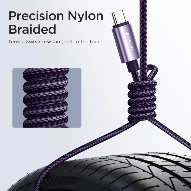 JOYROOM S-CL020A17 20W USB-C/Type-C to 8 Pin Elbow Fast Charging Data Cable, Length:1.2m(Purple) - 2 in 1 Cable by JOYROOM | Online Shopping South Africa | PMC Jewellery