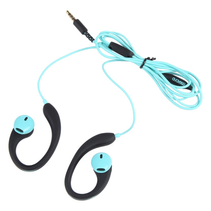 Mucro R12 Wired Stereo Over-Ear Sports Earphone, Length: 1.2m(Blue) - Sport Earphone by Mucro | Online Shopping South Africa | PMC Jewellery