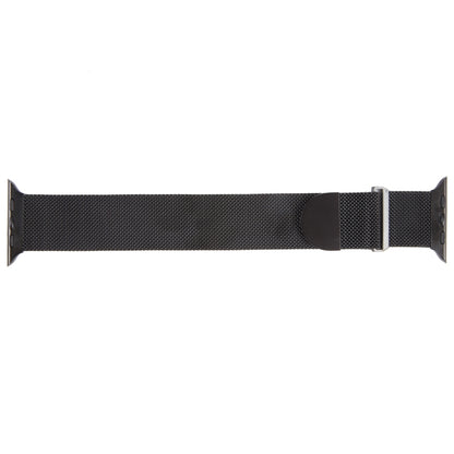 For Apple Watch Ultra 49mm Milanese Metal Magnetic Watch Band(Black) - Watch Bands by PMC Jewellery | Online Shopping South Africa | PMC Jewellery