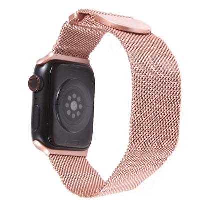 For Apple Watch Ultra 49mm Milanese Metal Magnetic Watch Band(Pink) - Watch Bands by PMC Jewellery | Online Shopping South Africa | PMC Jewellery