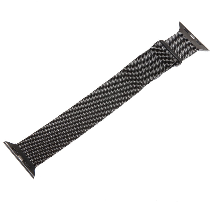 For Apple Watch 8 41mm Milanese Metal Magnetic Watch Band(Gunmetal) - Watch Bands by PMC Jewellery | Online Shopping South Africa | PMC Jewellery