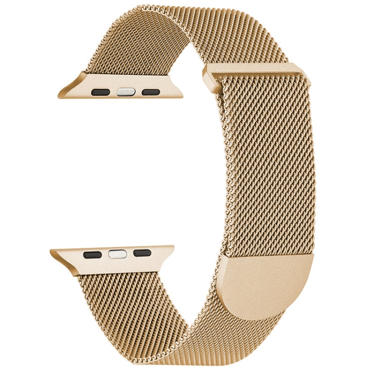 For Apple Watch 8 41mm Milanese Metal Magnetic Watch Band(Gold) - Watch Bands by PMC Jewellery | Online Shopping South Africa | PMC Jewellery