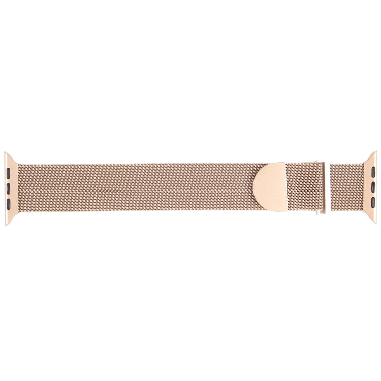 For Apple Watch 8 41mm Milanese Metal Magnetic Watch Band(Retro Gold) - Watch Bands by PMC Jewellery | Online Shopping South Africa | PMC Jewellery