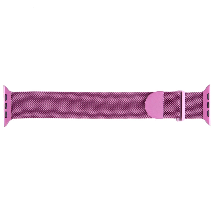 For Apple Watch 8 45mm Milanese Metal Magnetic Watch Band(Purple) - Watch Bands by PMC Jewellery | Online Shopping South Africa | PMC Jewellery