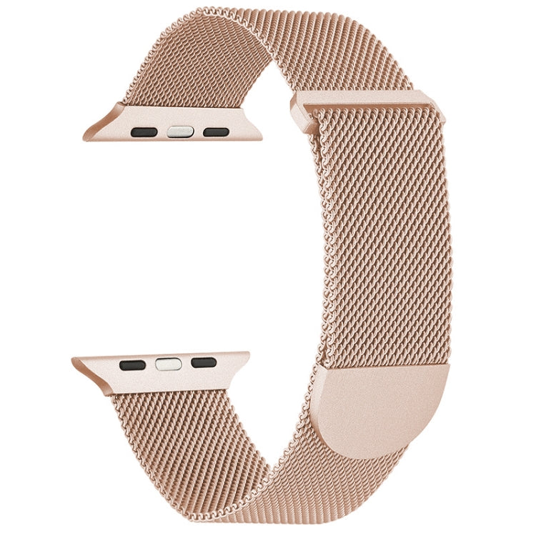 For Apple Watch 8 45mm Milanese Metal Magnetic Watch Band(Retro Gold) - Watch Bands by PMC Jewellery | Online Shopping South Africa | PMC Jewellery