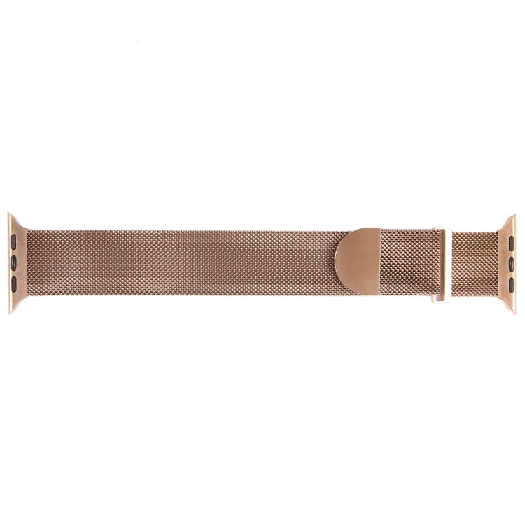 For Apple Watch SE 2022 40mm Milanese Metal Magnetic Watch Band(Rose Gold) - Watch Bands by PMC Jewellery | Online Shopping South Africa | PMC Jewellery