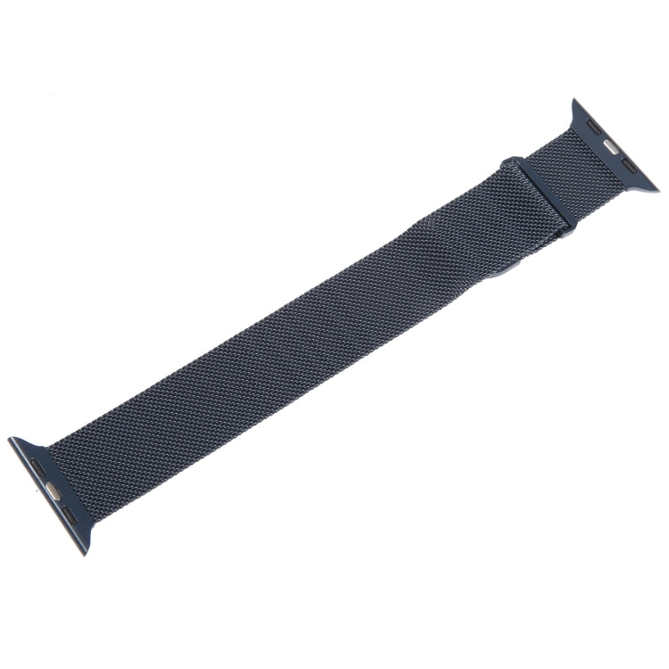 For Apple Watch SE 2022 44mm Milanese Metal Magnetic Watch Band(Midnight Blue) - Watch Bands by PMC Jewellery | Online Shopping South Africa | PMC Jewellery