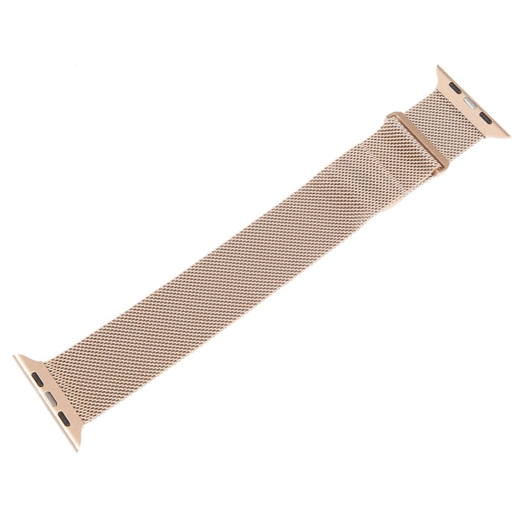 For Apple Watch SE 2022 44mm Milanese Metal Magnetic Watch Band(Retro Gold) - Watch Bands by PMC Jewellery | Online Shopping South Africa | PMC Jewellery