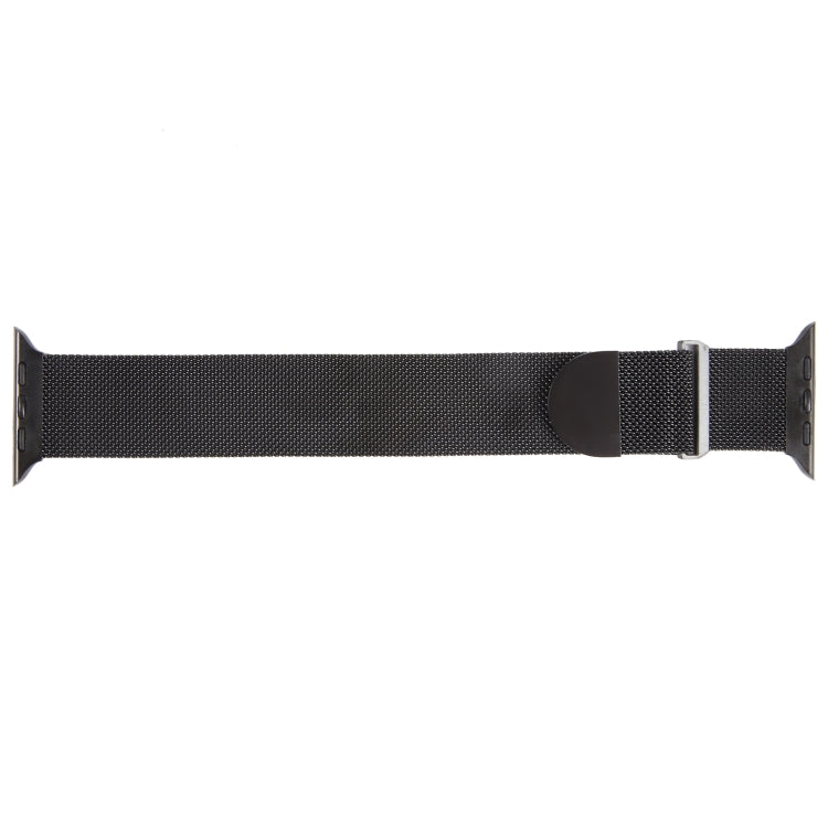 For Apple Watch 7 41mm Milanese Metal Magnetic Watch Band(Black) - Watch Bands by PMC Jewellery | Online Shopping South Africa | PMC Jewellery