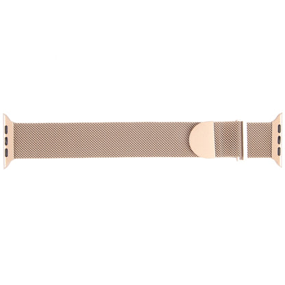 For Apple Watch 7 41mm Milanese Metal Magnetic Watch Band(Retro Gold) - Watch Bands by PMC Jewellery | Online Shopping South Africa | PMC Jewellery