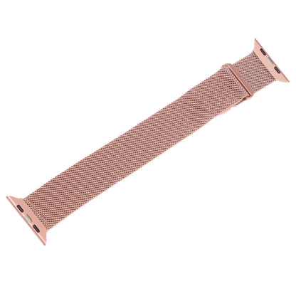 For Apple Watch 7 45mm Milanese Metal Magnetic Watch Band(Pink) - Watch Bands by PMC Jewellery | Online Shopping South Africa | PMC Jewellery