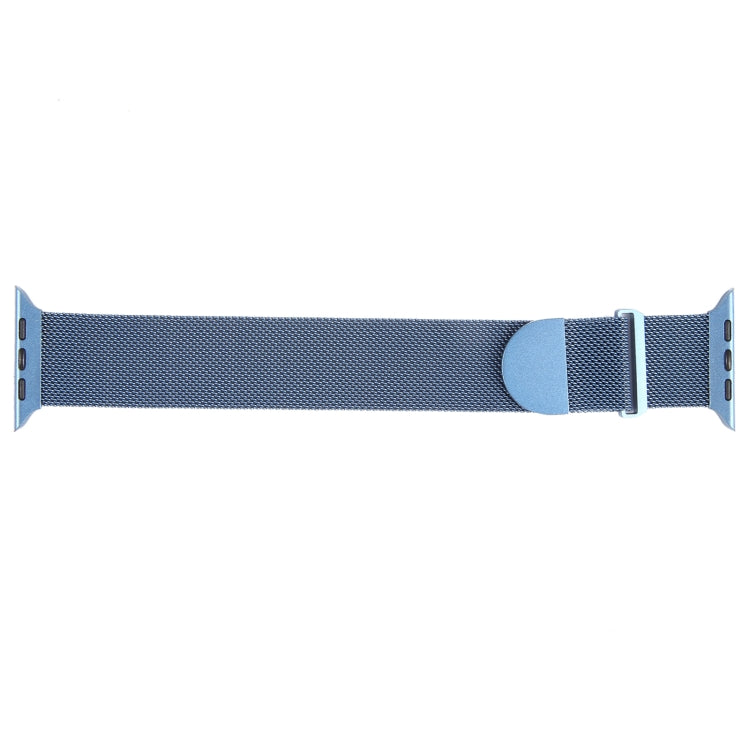 For Apple Watch SE 40mm Milanese Metal Magnetic Watch Band(Blue) - Watch Bands by PMC Jewellery | Online Shopping South Africa | PMC Jewellery