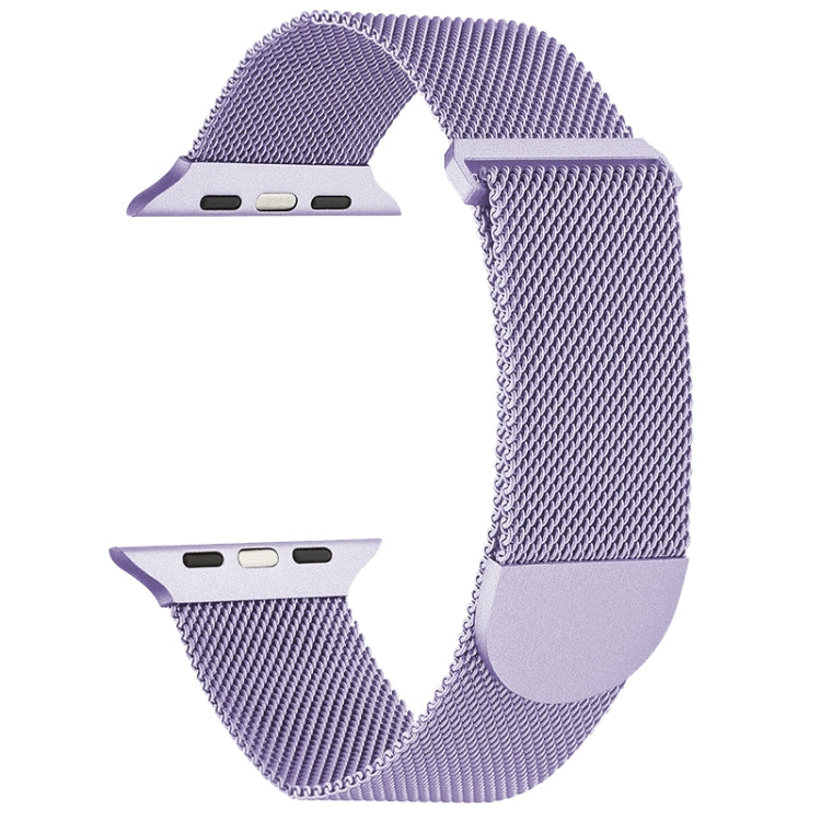 For Apple Watch 6 40mm Milanese Metal Magnetic Watch Band(Lavender Purple) - Watch Bands by PMC Jewellery | Online Shopping South Africa | PMC Jewellery