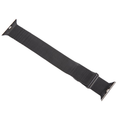 For Apple Watch 5 44mm Milanese Metal Magnetic Watch Band(Black) - Watch Bands by PMC Jewellery | Online Shopping South Africa | PMC Jewellery