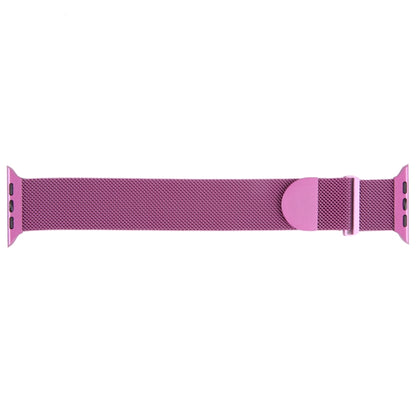 For Apple Watch 4 44mm Milanese Metal Magnetic Watch Band(Purple) - Watch Bands by PMC Jewellery | Online Shopping South Africa | PMC Jewellery