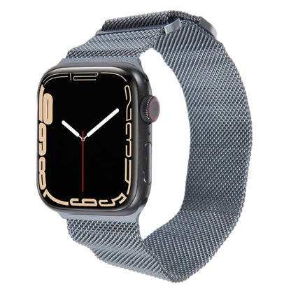 For Apple Watch 3 42mm Milanese Metal Magnetic Watch Band(Space Grey) - Watch Bands by PMC Jewellery | Online Shopping South Africa | PMC Jewellery