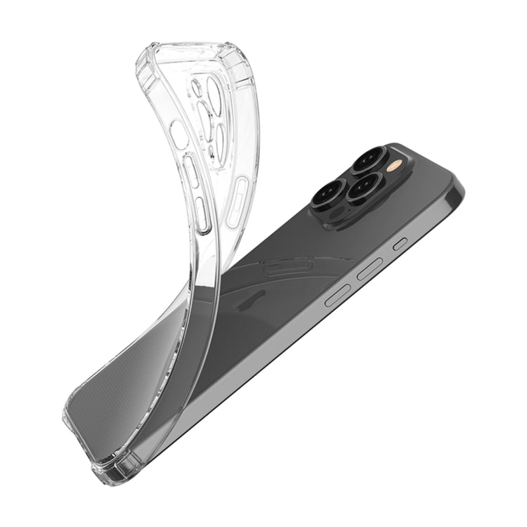 For iPhone 15 Pro Max Four-Corner Shockproof Clear TPU Phone Case(Transparent) - iPhone 15 Pro Max Cases by PMC Jewellery | Online Shopping South Africa | PMC Jewellery