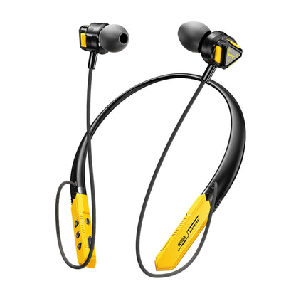 WK VC02 Neckband Wireless Bluetooth Earphone(Yellow) - Neck-mounted Earphone by WK | Online Shopping South Africa | PMC Jewellery