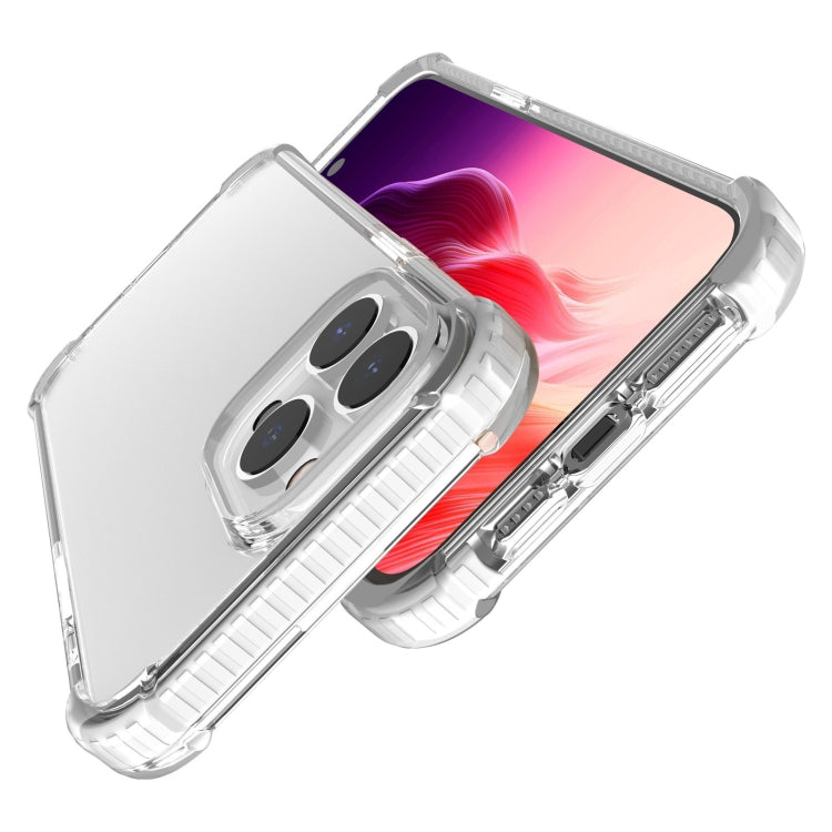 For iPhone 15 Pro Four-corner Shockproof TPU + Acrylic Phone Case(Transparent) - iPhone 15 Pro Cases by PMC Jewellery | Online Shopping South Africa | PMC Jewellery