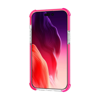 For iPhone 15 Plus Four-corner Shockproof TPU + Acrylic Phone Case(Pink) - iPhone 15 Plus Cases by PMC Jewellery | Online Shopping South Africa | PMC Jewellery