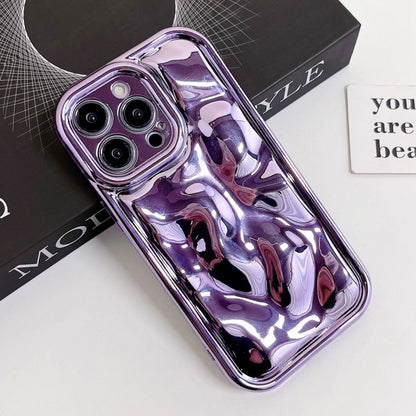 For iPhone 11 Pro Electroplating Meteorite Texture TPU Phone Case(Purple) - iPhone 11 Pro Cases by PMC Jewellery | Online Shopping South Africa | PMC Jewellery