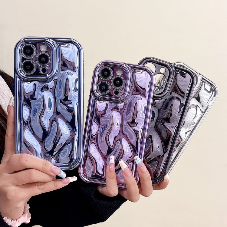 For iPhone 6 / 6s Electroplating Meteorite Texture TPU Phone Case(Purple) - More iPhone Cases by PMC Jewellery | Online Shopping South Africa | PMC Jewellery