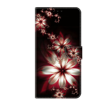 For Xiaomi Redmi 10C Crystal 3D Shockproof Protective Leather Phone Case(Fantastic Flower) - Xiaomi Cases by PMC Jewellery | Online Shopping South Africa | PMC Jewellery