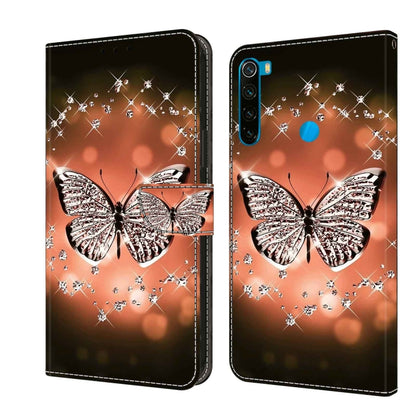 For Xiaomi Redmi Note 8 Crystal 3D Shockproof Protective Leather Phone Case(Crystal Butterfly) - Xiaomi Cases by PMC Jewellery | Online Shopping South Africa | PMC Jewellery